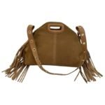 Vintage Fringe Suede‑Texture Shoulder Handbag