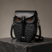 Stylish Owl Design Crossbody Shoulder Handbag - Image 2