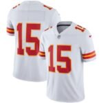 White 15 Number V‑Neck Away Football Fan Jersey