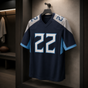 Navy Number 22 Fan Football Game Day Jersey - Image 3
