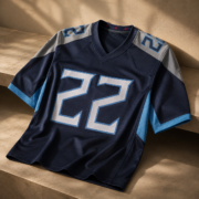 Navy Number 22 Fan Football Game Day Jersey - Image 4